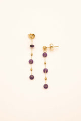 Earrings Bohm Paris - Ghada - Amethyste - Bohm Paris - Earrings