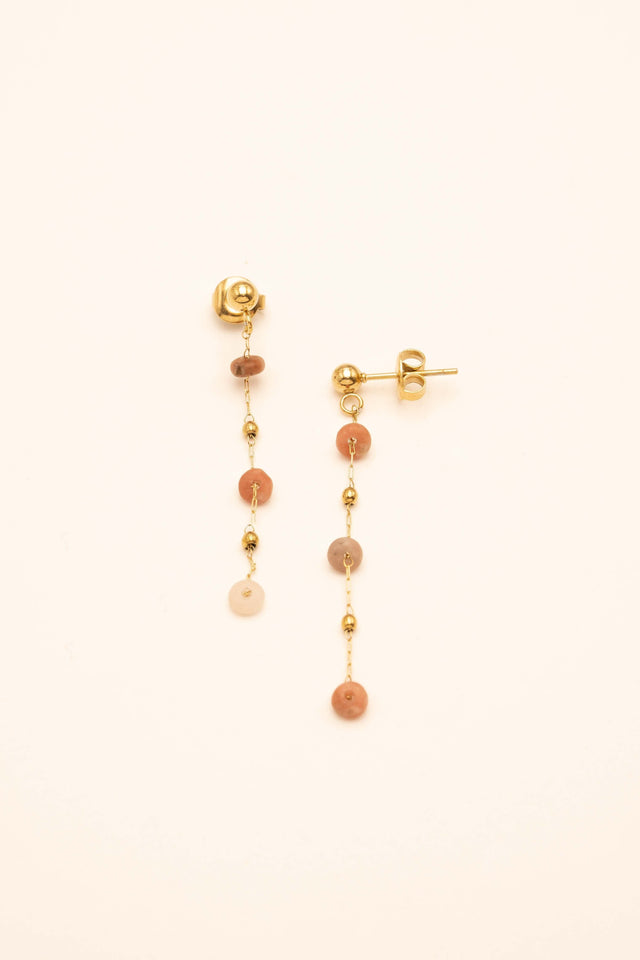 Earrings Bohm Paris - Ghada - Rhodonite - Bohm Paris - Earrings