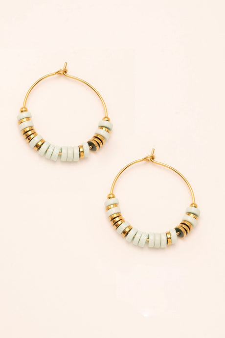 Earrings Bohm Paris - Moana - Green Givré - Bohm Paris - Earrings