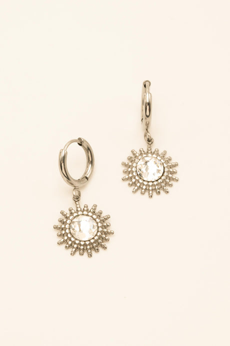 Earrings Bohm Paris - Dao - Silver Cristal - Bohm Paris - Earrings