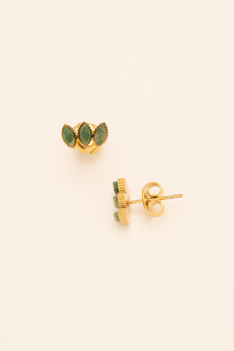 Earrings Bohm Paris - Frances - Jaspe Greene - Bohm Paris - Earrings