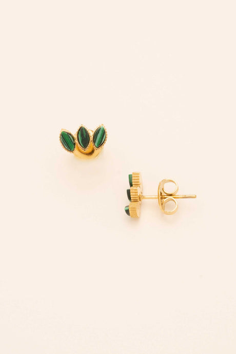 Earrings Bohm Paris - Frances - Malachite - Bohm Paris - Earrings