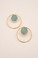 Earrings Bohm Paris - Maxine - Amazonite - Bohm Paris - Earrings