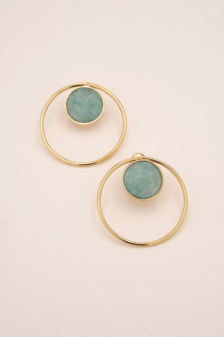 Earrings Bohm Paris - Maxine - Amazonite - Bohm Paris - Earrings