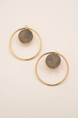 Earrings Bohm Paris - Maxine - Labragoldite - Bohm Paris - Earrings