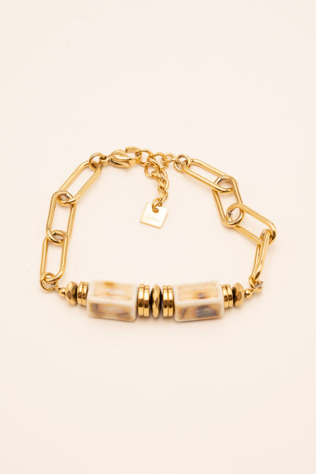 Bohm Paris Bracelet - Ala - Beige Ceramic - Bohm Paris - Bracelet
