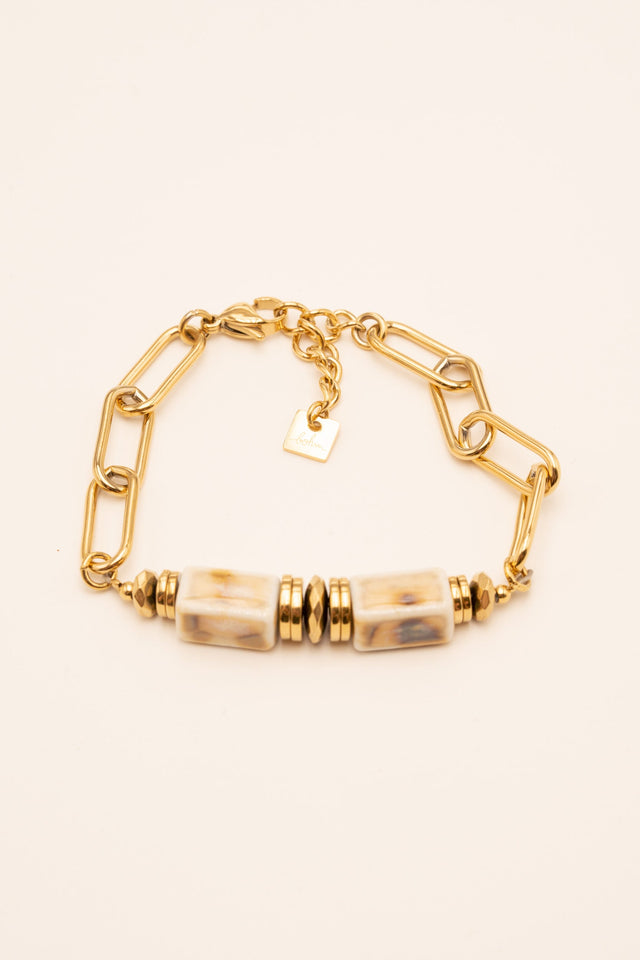 Bohm Paris Bracelet - Ala - Beige Ceramic - Bohm Paris - Bracelet