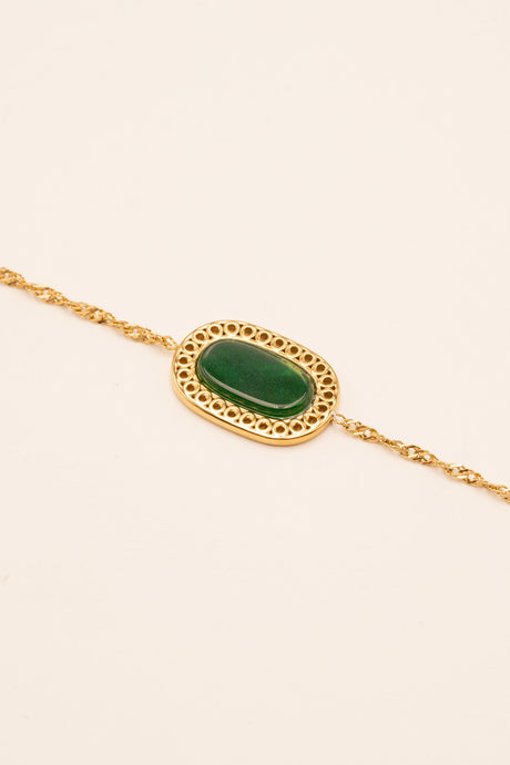 Bohm Paris Bracelet - Ambroise - Dyed Green Grey - Bohm Paris - Bracelet