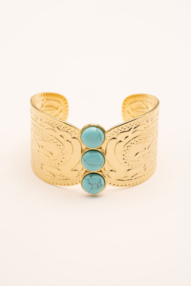 Bohm Paris Bangle Bracelet - Celeste - Blue Howlite - Bohm Paris - Bracelet