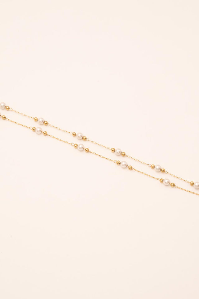 Bohm Paris Bracelet - Nerrina - Pearly White Mother-of-pearl Bead - Bohm Paris - Bracelet