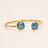 Bohm Paris Bracelet - Jonc Léa Bangle - Azure Blue - Bohm Paris - Bracelet