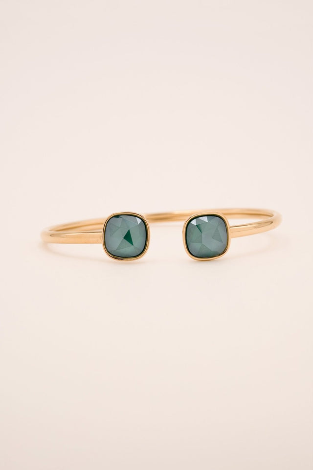 Bohm Paris Bracelet - Jonc Léa Bangle - Dark Green - Bohm Paris - Bracelet