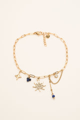 Ankle Chain Bohm Paris - Adrienne - Dark Blue - Bohm Paris - Anklet