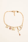 Ankle Chain Bohm Paris - Alicia - Rhodonite - Bohm Paris - Anklet