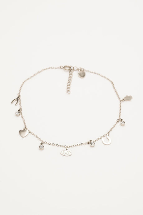 Ankle Chain Bohm Paris - Débora - Silver - Bohm Paris - Anklet