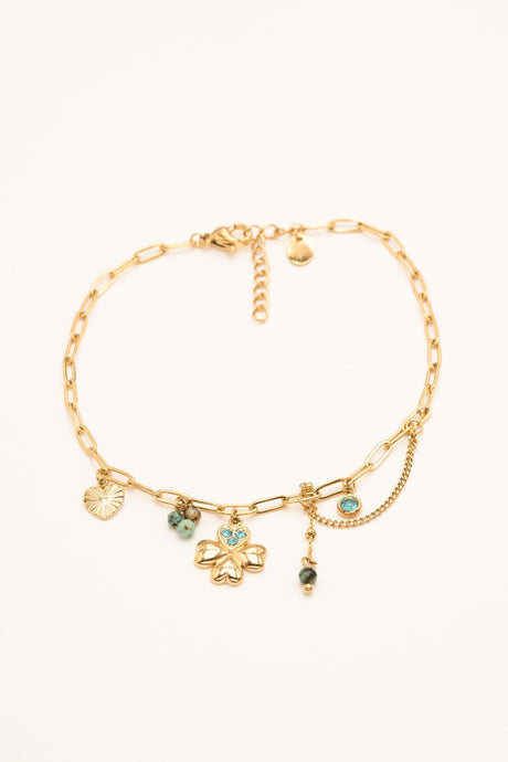 Ankle Chain Bohm Paris - Lola - Turquoise Africaine - Bohm Paris - Anklet