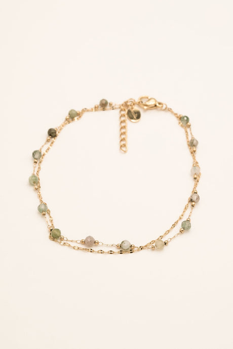 Ankle Chain Bohm Paris - Moira - Grey Indien - Bohm Paris - Anklet
