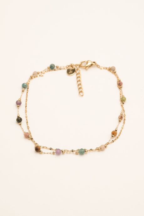 Ankle Chain Bohm Paris - Moira - Grey Multi - Bohm Paris - Anklet