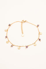 Ankle Chain Bohm Paris - Thaly - Amethyste - Bohm Paris - Anklet
