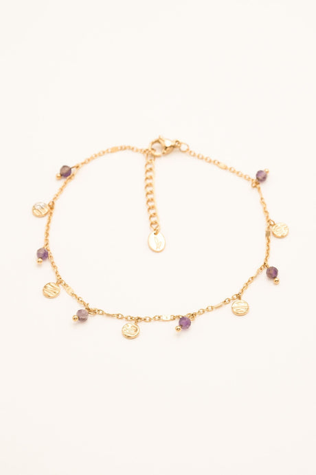 Ankle Chain Bohm Paris - Thaly - Amethyste - Bohm Paris - Anklet