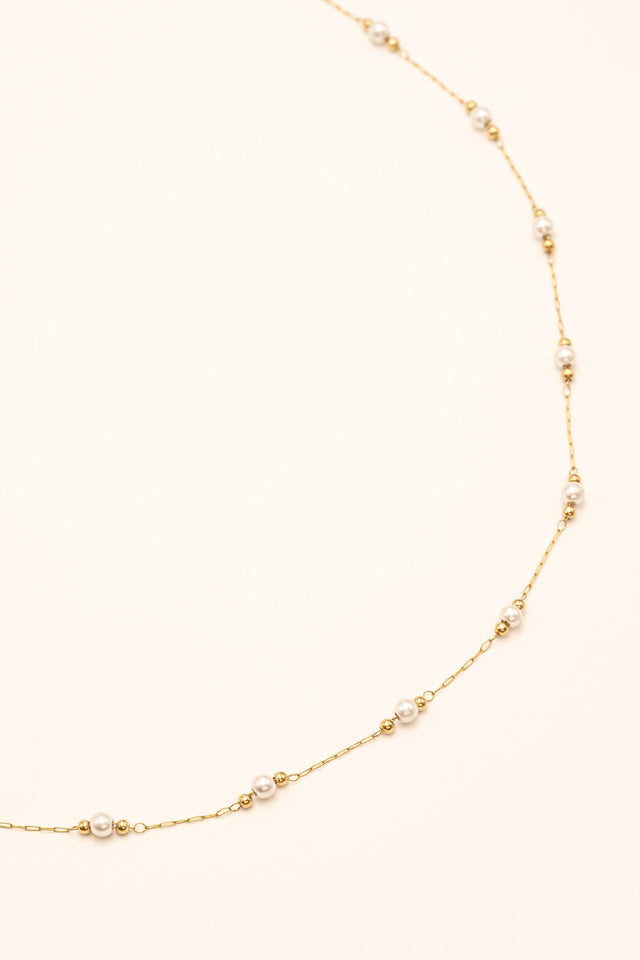 2 In 1 Belly Chain - Nerri - Perle De Mother Of Pearl White Nacré - Bohm Paris - Belly Chain