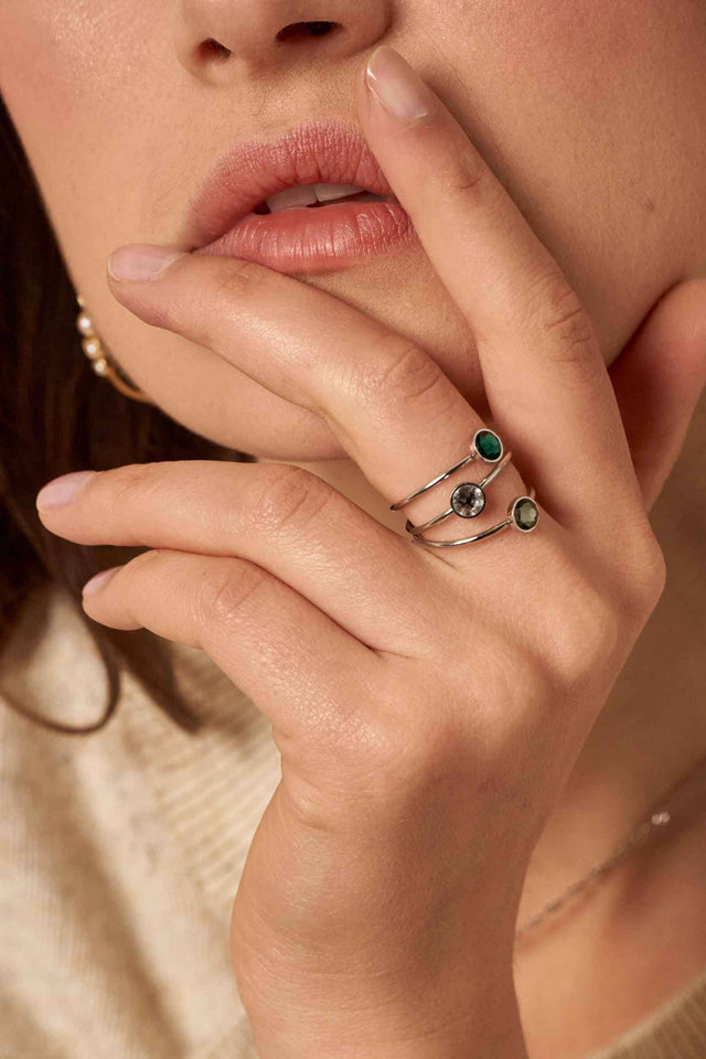 Boxs Ring Bys Bohm Paris - Ally - Silver - - Bohm Paris - Ring