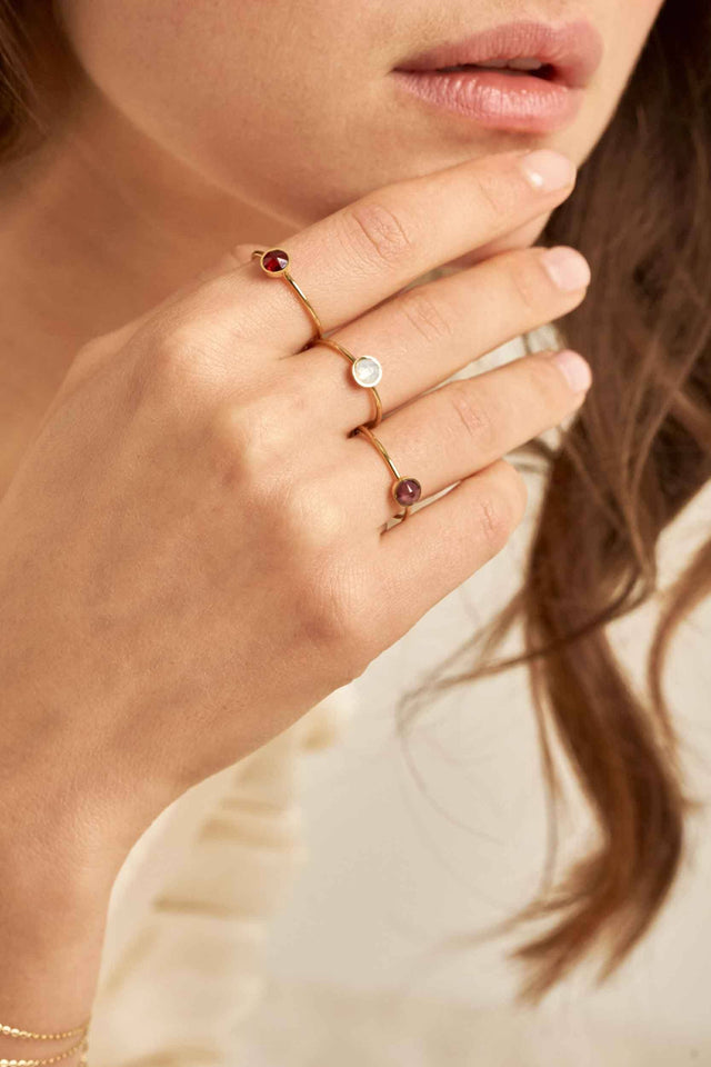 Boxs Ring Bys Bohm Paris - Ally - Doré - - Bohm Paris - Ring