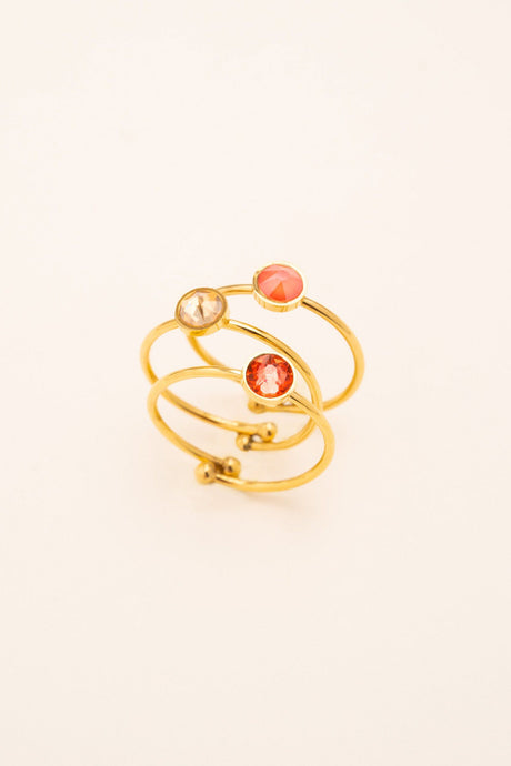 Boxs Ring Bys Bohm Paris - Ally - Doré - - Bohm Paris - Ring