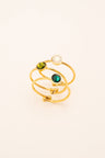Boxs Ring Bys Bohm Paris - Ally - Doré - Emeraud - Bohm Paris - Ring