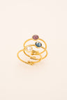 Boxs Ring Bys Bohm Paris - Ally - Doré - Prune - Bohm Paris - Ring