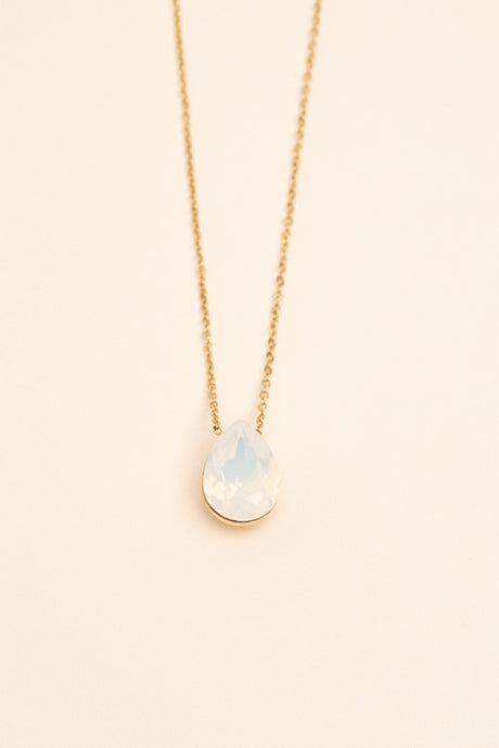 Necklace Bohm Paris - Bertille - White Opal - Bohm Paris - Necklace