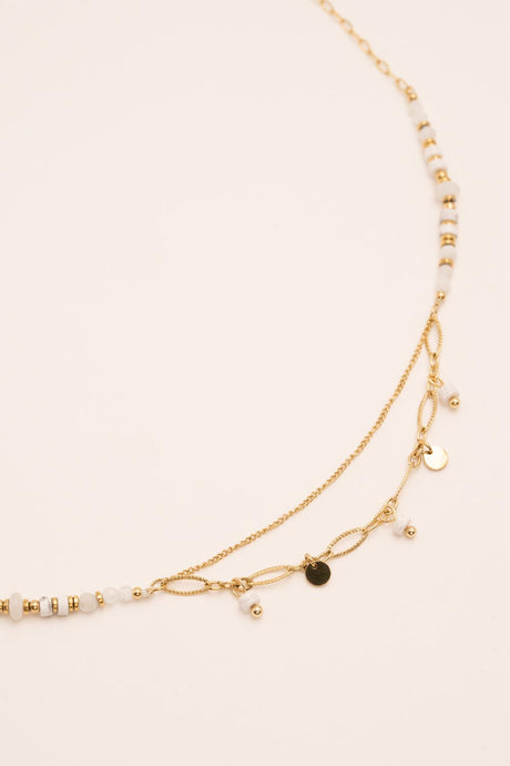 Necklace Bohm Paris - Ambre - Grey - Bohm Paris - Necklace
