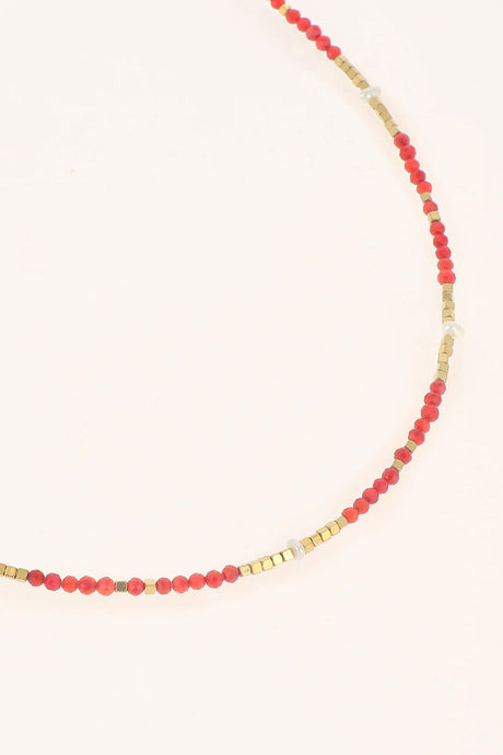 Necklace Bohm Paris - Bracéline - Corail Vegetal Red - Bohm Paris - Necklace