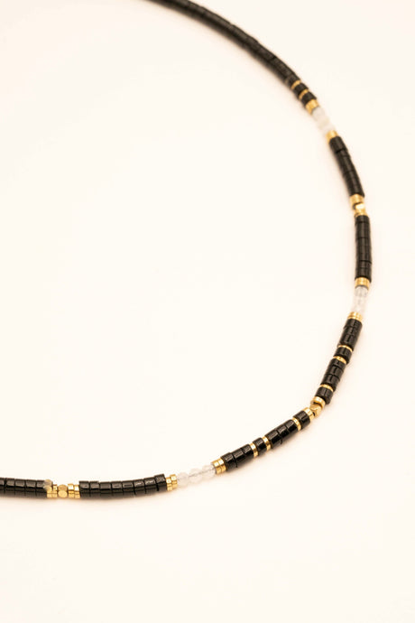 Necklace Bohm Paris - Cybelle - Onyx Grey - Bohm Paris - Necklace