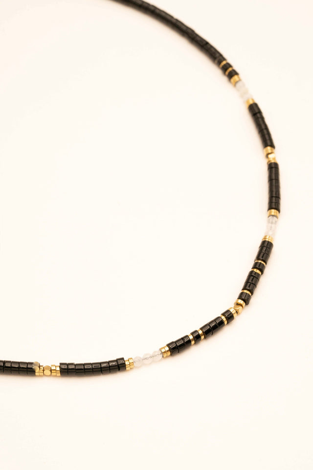 Necklace Bohm Paris - Cybelle - Onyx Grey - Bohm Paris - Necklace