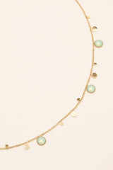 Necklace Bohm Paris - Khalissa - Light Green Opal - Bohm Paris - Necklace