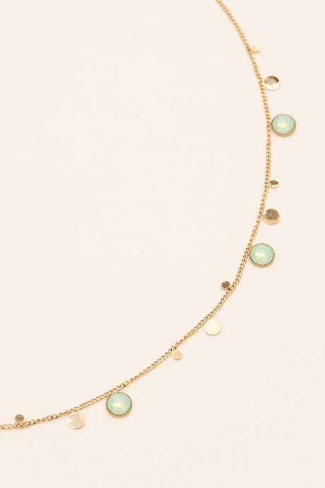 Necklace Bohm Paris - Khalissa - Light Green Opal - Bohm Paris - Necklace