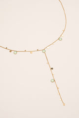 Necklace Bohm Paris - Khalissa Y - Light Green Opal - Bohm Paris - Necklace