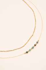 Necklace Bohm Paris - Maximilien - Turquoise Africaine - Bohm Paris - Necklace
