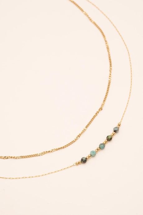 Necklace Bohm Paris - Maximilien - Turquoise Africaine - Bohm Paris - Necklace