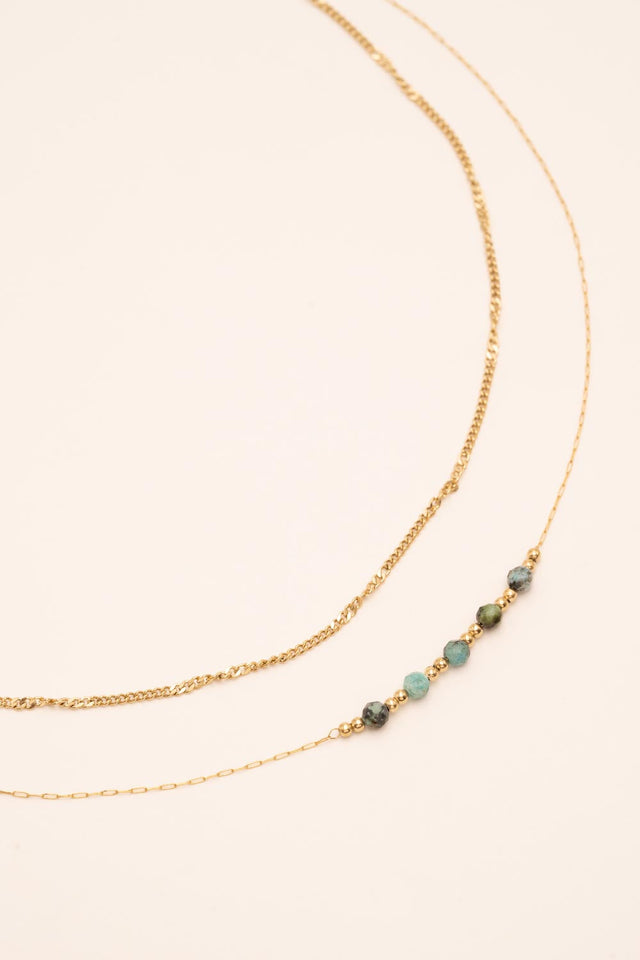 Necklace Bohm Paris - Maximilien - Turquoise Africaine - Bohm Paris - Necklace