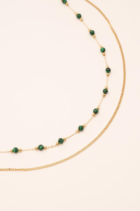 Necklace Bohm Paris - Nerri - Malachite - Bohm Paris - Necklace