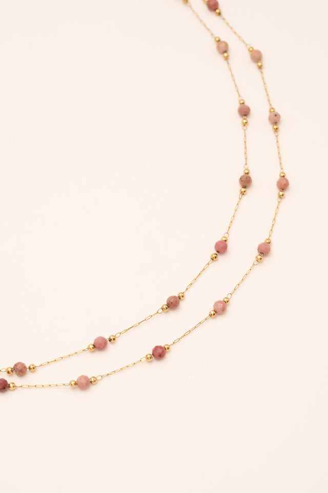 Necklace Bohm Paris - Nerrina - Rhodonite - Bohm Paris - Necklace