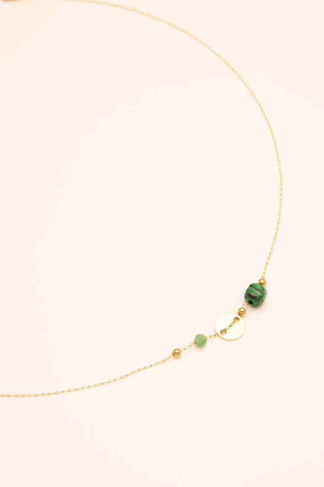 Necklace Bohm Paris - Pétunia - Malachite - Bohm Paris - Necklace