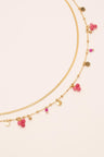 Necklace Bohm Paris - Sara - Grey Fuschia - Bohm Paris - Necklace