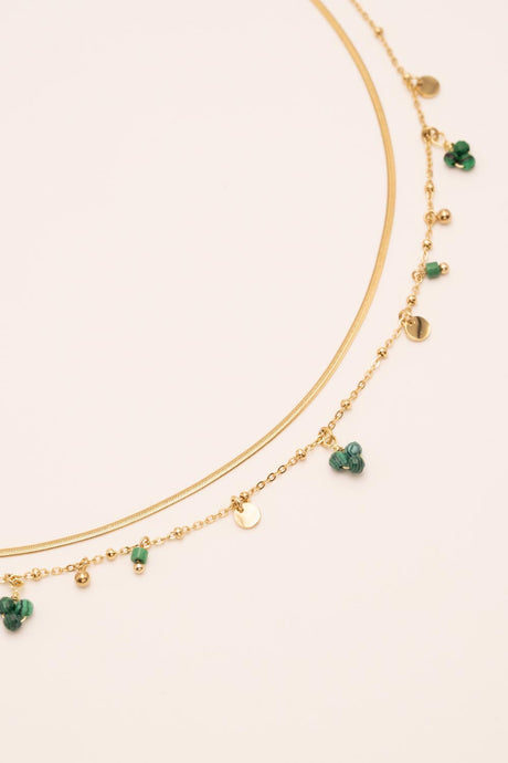 Necklace Bohm Paris - Sara - Malachite - Bohm Paris - Necklace