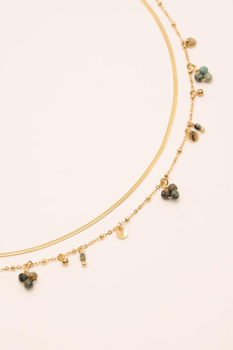 Necklace Bohm Paris - Sara - Turquoise Africaine - Bohm Paris - Necklace
