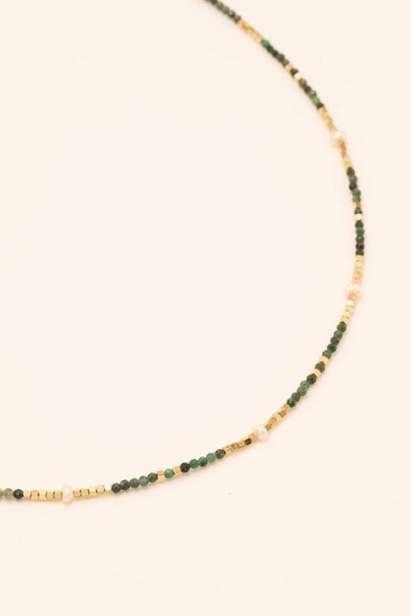Necklace Bohm Paris - Bracéline - Jaspe Green - Bohm Paris - Necklace