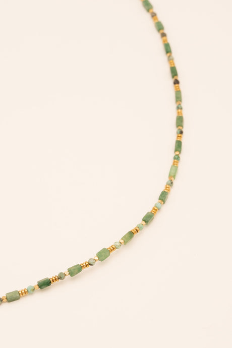 Necklace Bohm Paris - Carlota - Jaspe Green - Bohm Paris - Necklace