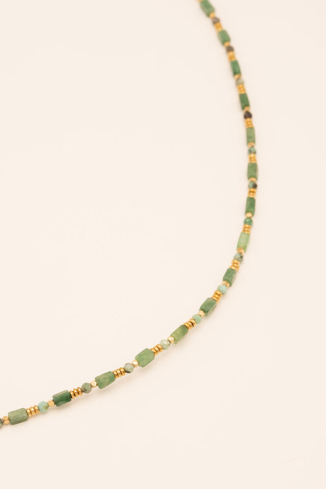 Necklace Bohm Paris - Carlota - Jaspe Green - Bohm Paris - Necklace